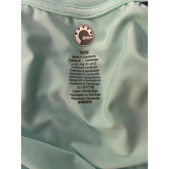 Sea-Doo Rashguard Women's  Zip Up UV 50+, Quick-Dry Top, Glacier / Ice Sz Medium - Picture 6 of 8